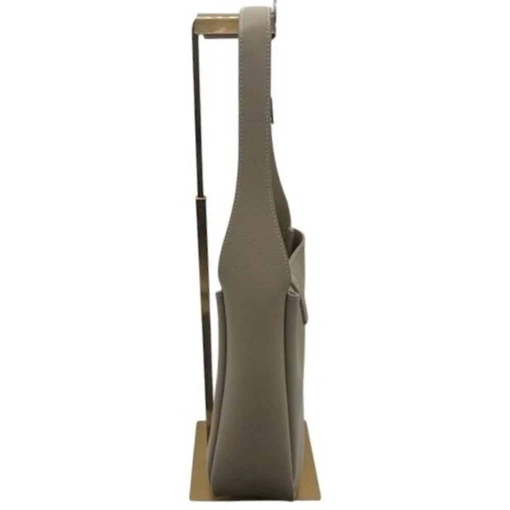 Yves Saint Laurent YSL Smooth Calfskin Small Le 5 A 7 Soft Hobo Bone Bag Purse - Picture 4 of 11